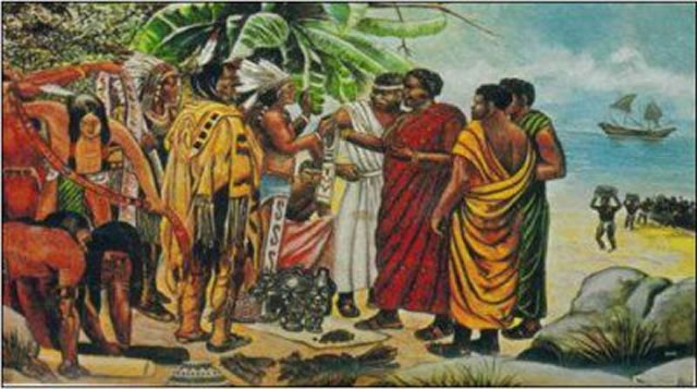 前哥倫布時代的美洲與非洲文明的融合