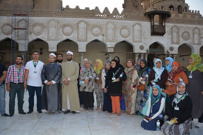 美洲国家新穆斯林在艾大接受伊斯兰文化培训