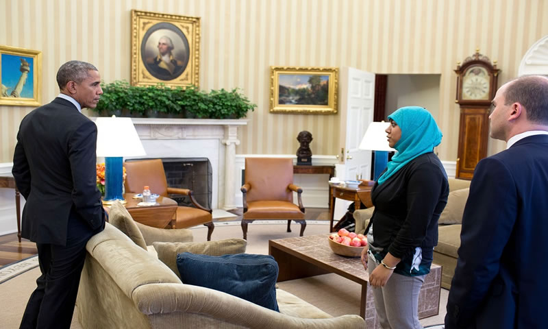 美國白宮穆斯林顧問“蓋頭妹”
