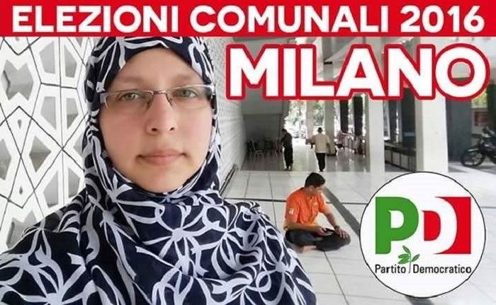義大利米蘭市的第一位穆斯林女議員