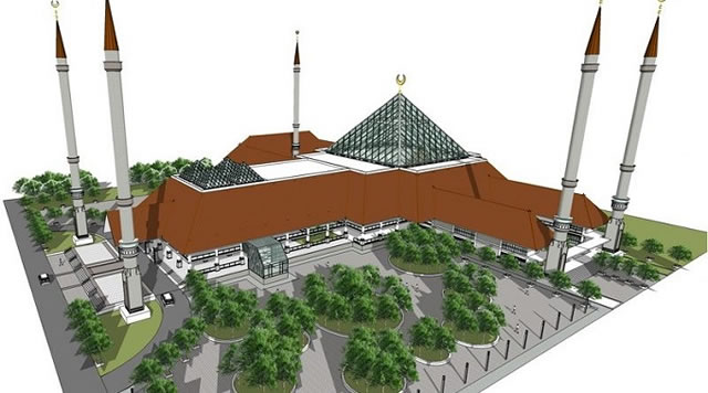 印尼總統參加雅加達最大清真寺落成典禮