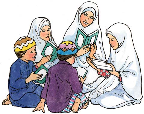 兒童學習誦讀古蘭經
