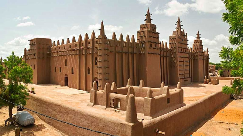 非洲馬里傑內大清真寺——世界上最大的黏土建築
